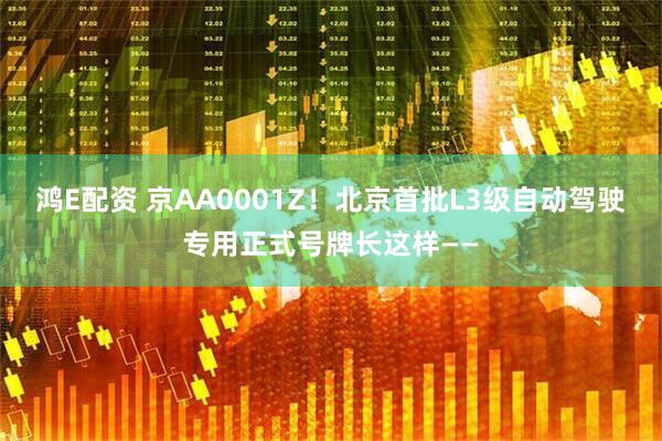 鸿E配资 京AA0001Z！北京首批L3级自动驾驶专用正式号牌长这样——